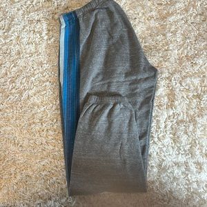 aviator nation blue stripe sweatpants